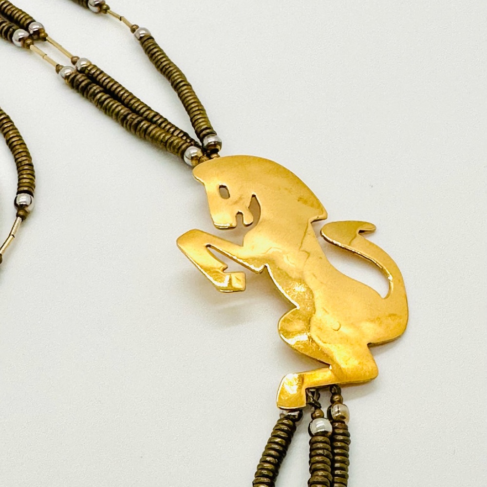 🔥RARE Vintage Horse Necklace Sutton Hoo - Picture 13 of 17